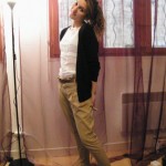 La tornade du pantalon beige cet automne #81